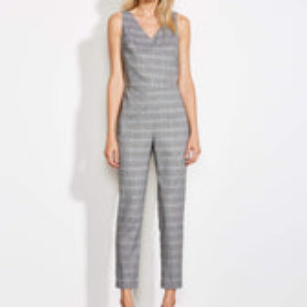 Ali & Jay Women's Serious Business Jumpsuit Houndstooth Size Small